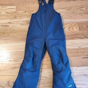 Lands' End Kids Navy Blue Overalls Snow Pants
